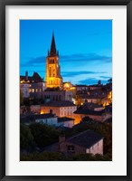 Eglise Monolithe Church at Dawn, Saint-Emilion, Gironde, Aquitaine, France Fine Art Print