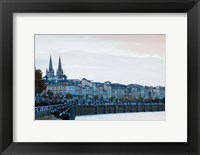 City at the waterfront, Garonne River, Bordeaux, Gironde, Aquitaine, France Fine Art Print