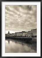 Buildings at the Waterfront, Old Port, La Rochelle, Charente-Maritime, Poitou-Charentes, France Fine Art Print