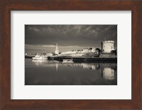 Tour de la Lanterne, La Rochelle, Charente-Maritime, Poitou-Charentes, France (black and white) Fine Art Print