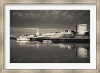 Tour de la Lanterne, La Rochelle, Charente-Maritime, Poitou-Charentes, France (black and white) Fine Art Print