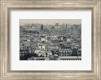 Aerial view of a city viewed from Basilique Du Sacre Coeur, Montmartre, Paris, Ile-de-France, France Fine Art Print