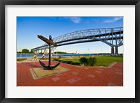 Blue Water Bridge at Port Huron, Michigan, USA Fine Art Print