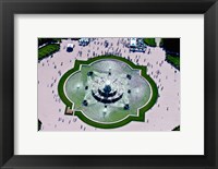 Aerial view of the Buckingham Fountain at Grant Park, Chicago, Cook County, Illinois, USA Fine Art Print