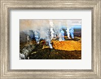 Steam erupting from a volcano, Kilauea, Kauai, Hawaii Fine Art Print