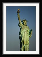 Low angle view of a statue, Statue Of Liberty, Manhattan Fine Art Print