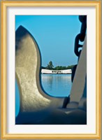 Sculpture of an Anchor, USS Arizona Memorial, Pearl Harbor, Honolulu, Oahu, Hawaii Fine Art Print