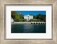 Villa at the waterfront, Villa Carlotta, Tremezzo, Lake Como, Lombardy, Italy Fine Art Print