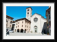 Low angle view of a church, Church of San Fedele, Piazza San Fedele, Como, Lombardy, Italy Fine Art Print