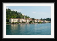 Buildings in a Town at the Waterfront, Bellagio, Lake Como, Lombardy, Italy Fine Art Print