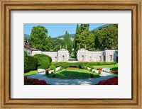Garden at Villa d'Este hotel, Cernobbio, Lake Como, Lombardy, Italy Fine Art Print
