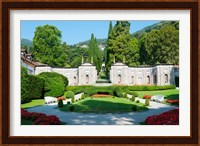 Garden at Villa d'Este hotel, Cernobbio, Lake Como, Lombardy, Italy Fine Art Print