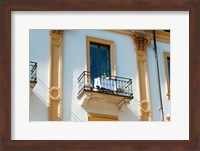 Table for two on balcony of room at Villa D'Este hotel, Cernobbio, Como, Lombardy, Italy Fine Art Print