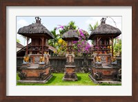 Offering altars, Rejasa, Penebel, Bali, Indonesia Fine Art Print