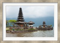 Pura Ulun Danu Bratan temple on the edge of Lake Bratan, Baturiti, Bali, Indonesia Fine Art Print