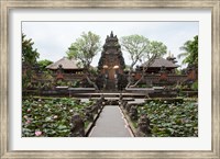 Facade of the Pura Taman Saraswati Temple, Ubud, Bali, Indonesia Fine Art Print