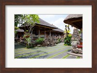 Inner grounds of the 1950's Pura Taman Saraswati temple, Ubud, Bali, Indonesia Fine Art Print