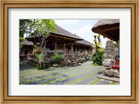 Inner grounds of the 1950's Pura Taman Saraswati temple, Ubud, Bali, Indonesia Fine Art Print
