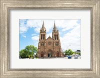 Facade of a cathedral, St. Peter's Cathedral, Adelaide, South Australia, Australia Fine Art Print