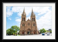 Facade of a cathedral, St. Peter's Cathedral, Adelaide, South Australia, Australia Fine Art Print