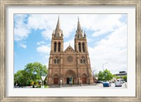 Facade of a cathedral, St. Peter's Cathedral, Adelaide, South Australia, Australia Fine Art Print