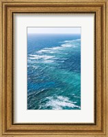 Waves Breaking on Great Barrier Reef, Queensland, Australia Fine Art Print