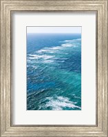 Waves Breaking on Great Barrier Reef, Queensland, Australia Fine Art Print