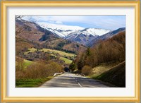 Mountain road in a valley, Tatra Mountains, Slovakia Fine Art Print