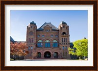 Facade of a building in Queens Park, Toronto, Ontario, Canada Fine Art Print