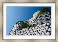 Low angle view of a shopping mall, Bugis Junction, Bugis, Singapore Fine Art Print