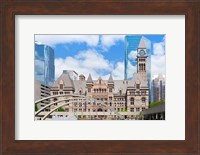 Facade of a government building, Toronto Old City Hall, Toronto, Ontario, Canada Fine Art Print