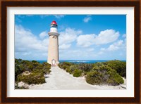Lighthouse at coast, Cape du Couedic Lighthouse, Flinders Chase National Park, Kangaroo Island, South Australia, Australia Fine Art Print
