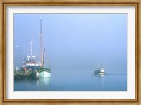 Fishing boats at Loctudy harbor, Brittany, France Fine Art Print