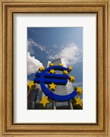 Euro Sign, Frankfurt, Germany (vertical) Fine Art Print
