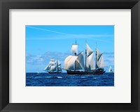 Tall ship regatta, France Fine Art Print