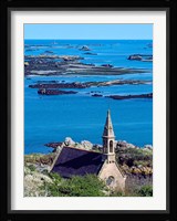 La Trinite Chapel at Ile-De-Brehat archipelago, Cotes-d'Armor, Brittany, France Fine Art Print