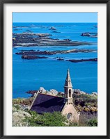 La Trinite Chapel at Ile-De-Brehat archipelago, Cotes-d'Armor, Brittany, France Fine Art Print