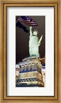 Low angle view of a statue, Statue of Liberty, New York New York Hotel, Las Vegas, Nevada, USA Fine Art Print