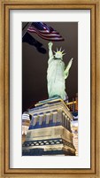 Low angle view of a statue, Statue of Liberty, New York New York Hotel, Las Vegas, Nevada, USA Fine Art Print