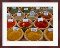 Colorful Spices for Sale in Arles, Bouches-Du-Rhone, Provence-Alpes-Cote d'Azur, France Fine Art Print
