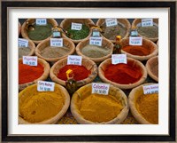 Colorful Spices for Sale in Arles, Bouches-Du-Rhone, Provence-Alpes-Cote d'Azur, France Fine Art Print