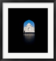 Mausoleum viewed through an arch, Taj Mahal, Agra, Uttar Pradesh, India Fine Art Print