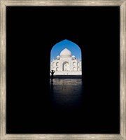 Mausoleum viewed through an arch, Taj Mahal, Agra, Uttar Pradesh, India Fine Art Print