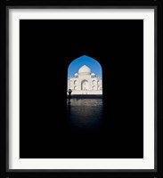 Mausoleum viewed through an arch, Taj Mahal, Agra, Uttar Pradesh, India Fine Art Print