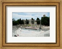 Ancient theatre built 1st century BC, Theatre Antique D'Arles, Arles, Provence-Alpes-Cote d'Azur, France Fine Art Print