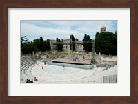 Ancient theatre built 1st century BC, Theatre Antique D'Arles, Arles, Provence-Alpes-Cote d'Azur, France Fine Art Print