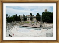 Ancient theatre built 1st century BC, Theatre Antique D'Arles, Arles, Provence-Alpes-Cote d'Azur, France Fine Art Print