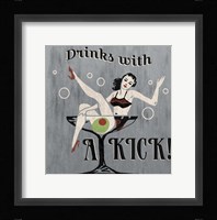 Drinks with a Kick Framed Print