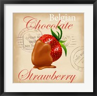 Belgian Chocolate Strawberry Fine Art Print
