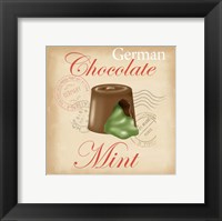 German Chocolate Mint Framed Print
